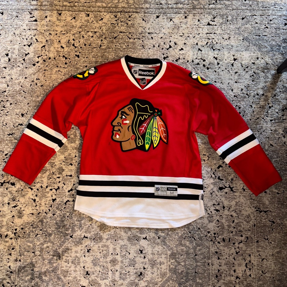 SOLD * Vintage NHL Blackhawks Jersey